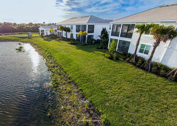 Golf, water, and preserve views at Coach Homes III